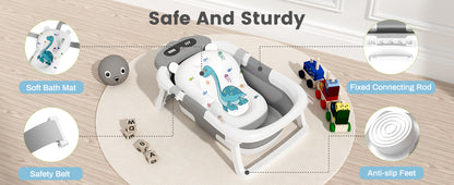 Dinosaur Baby Bathtub detail guide