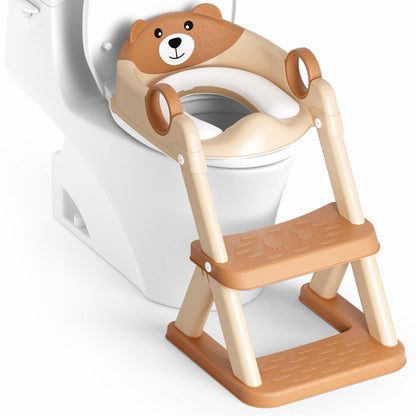 Bear Potty Training Ladder brown product image