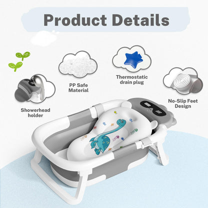 Dinosaur Baby Bathtub grey product image