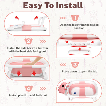 Dinosaur Baby Bathtub pink product image