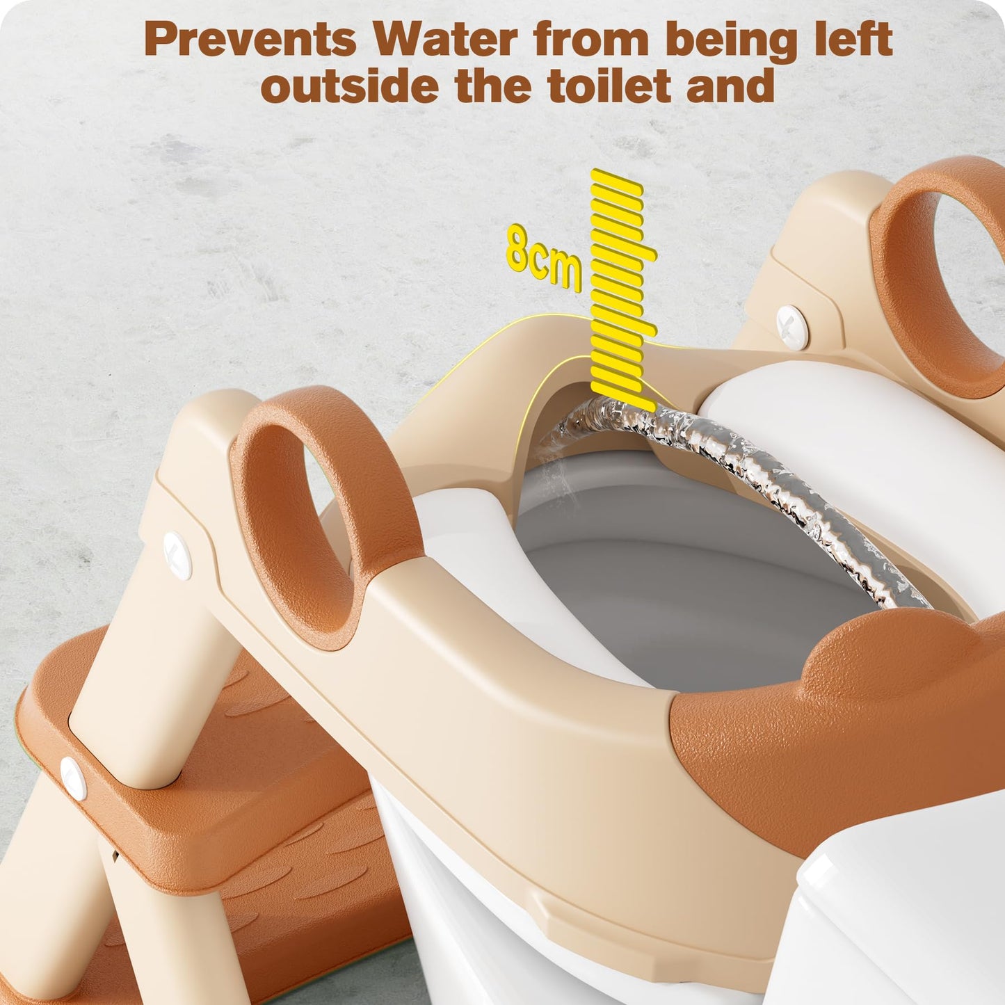 Bear Potty Training Ladder brown product image