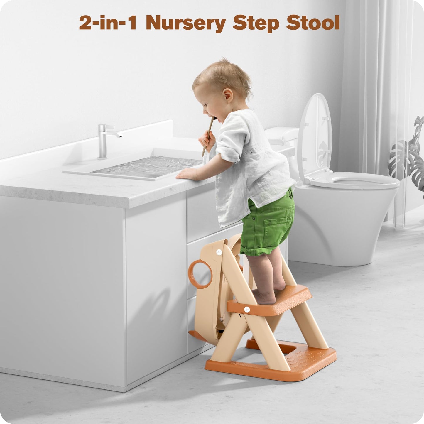Bear Potty Training Ladder brown product image