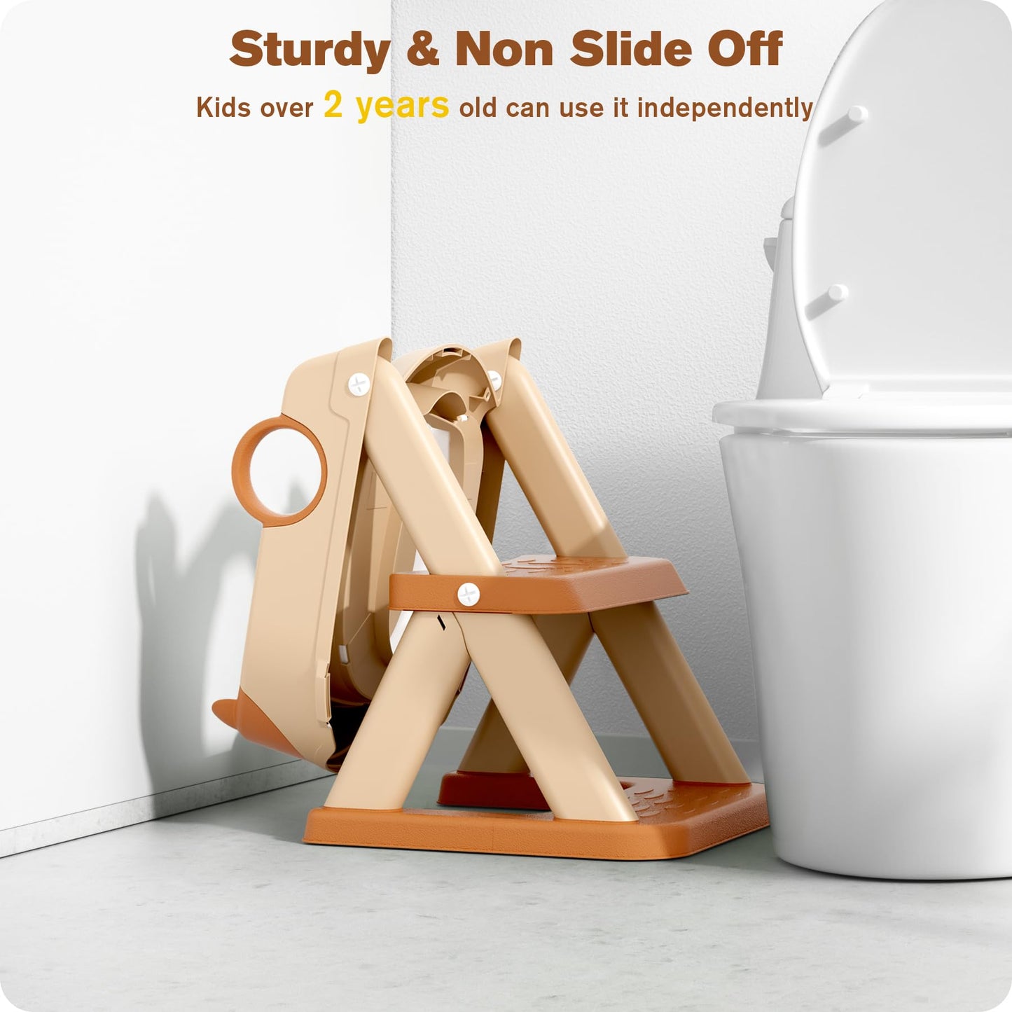 Bear Potty Training Ladder brown product image